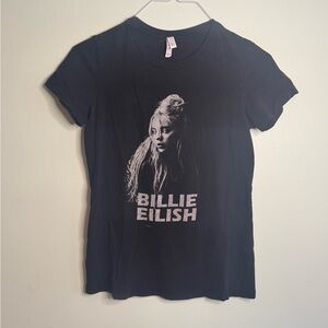Black Billie Eilish Graphic T-Shirt (L)